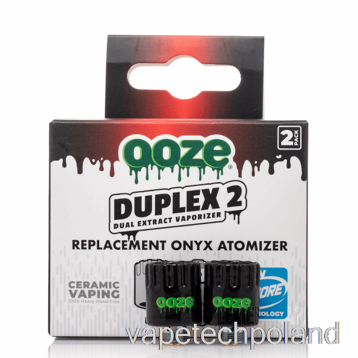 Vape Pen Ooze Duplex 2 Zamienne Atomizery Onyksowe Ceramiczne